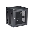StarTech.com RK12WALHM rack cabinet 12U Wall mounted rack Black