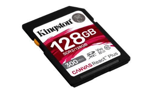 Kingston Technology Canvas React Plus 128 GB SD UHS-II Class 10