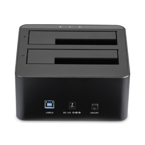 StarTech.com SDOCK2U33V storage drive docking station USB 3.2 Gen 1 (3.1 Gen 1) Type-B Black