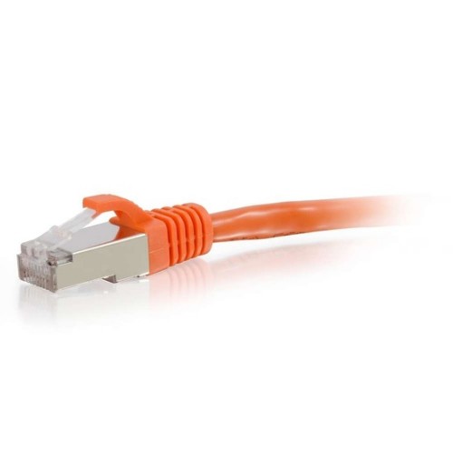 C2G 25ft Cat6 networking cable Orange 300" (7.62 m) S/UTP (STP)