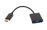 Axiom DPMVGAFK-AX video cable adapter VGA (D-Sub) DisplayPort Black