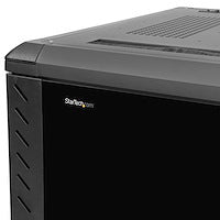 StarTech.com RK2236BKF rack cabinet 22U Freestanding rack Black