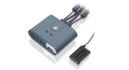 iogear GCS32HU KVM switch Black