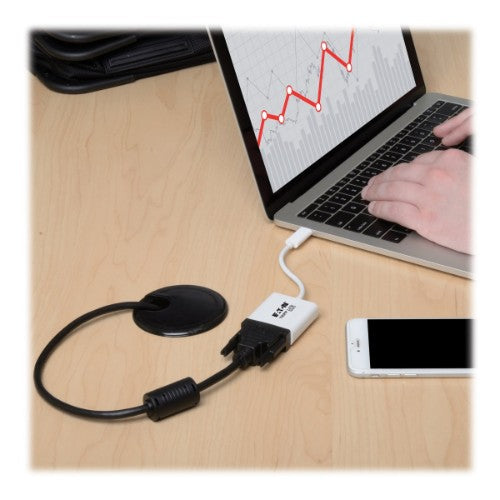 Tripp Lite U444-06N-DVI-AM USB graphics adapter White