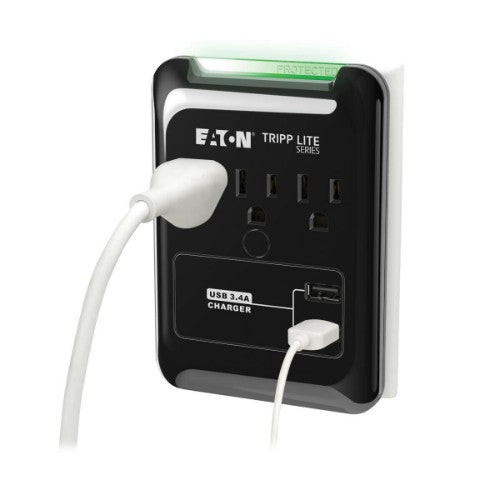 Tripp Lite SK30USB surge protector Black 3 AC outlet(s) 120 V