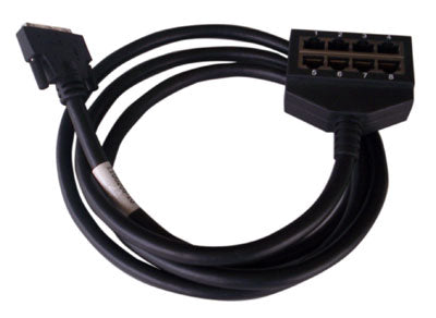 Perle 8 x RJ-45 - 1 x 68-pin network splitter Black