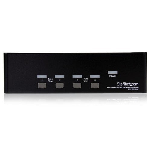 StarTech.com SV431DD2DUA KVM switch Black