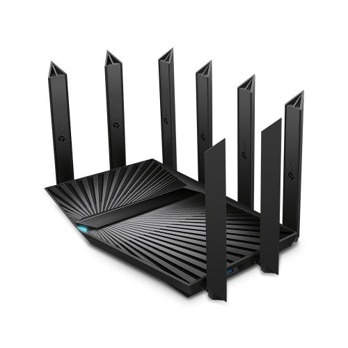 TP-Link Archer AX90 wireless router Multi-Gigabit Ethernet Tri-band (2.4 GHz / 5 GHz / 5 GHz) Black