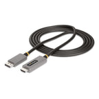 StarTech.com 133DISPLAYPORTHDMI21 video cable adapter 78.7" (2 m) DisplayPort HDMI Black, Silver