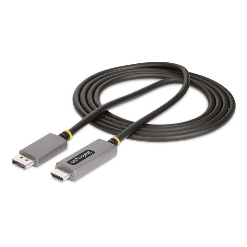 StarTech.com 133DISPLAYPORTHDMI21 video cable adapter 78.7" (2 m) DisplayPort HDMI Black, Silver