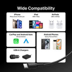 Belkin CAB021FQ1MBK USB cable 39.4" (1 m) USB A USB C Black