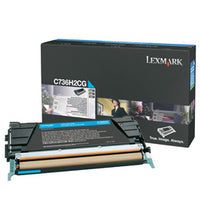 Lexmark C736, X736, X738 toner cartridge 1 pc(s) Original Cyan