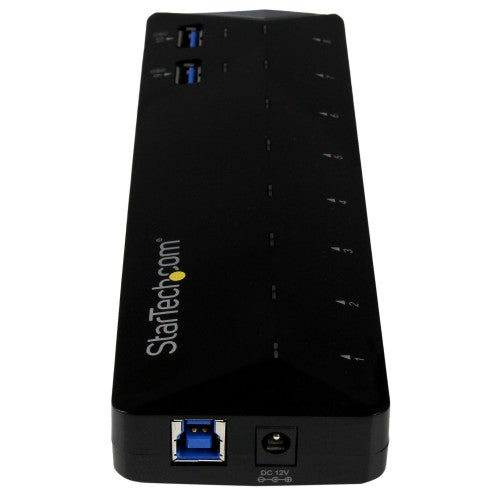 StarTech.com ST103008U2C interface hub USB 3.2 Gen 1 (3.1 Gen 1) Type-B 5000 Mbit/s Black