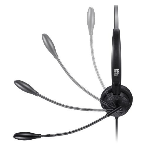 Adesso Xtream P4T-TAA Headset Wired Head-band Office/Call center USB Type-C / USB Type-A Black