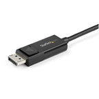 StarTech.com CDP2DP2MBD video cable adapter 78.7" (2 m) USB Type-C DisplayPort Black