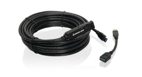 iogear GUE310 USB cable USB 3.2 Gen 1 (3.1 Gen 1) 393.7" (10 m) USB A Black