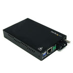 StarTech.com ET90110SM302 network media converter 200 Mbit/s 1310 nm Single-mode Black