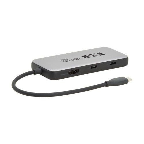 Eaton U444-06N-H4MUC3 interface hub USB Type-C 10000 Mbit/s Black, Gray