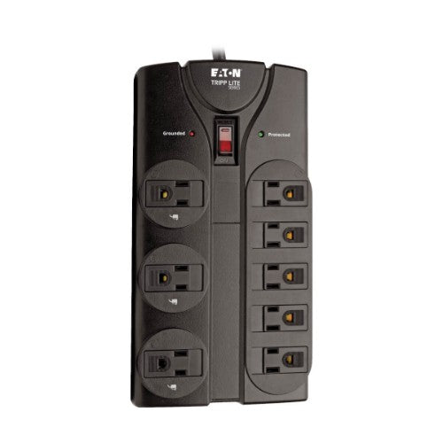 Tripp Lite TLP808B surge protector Black 8 AC outlet(s) 120 V 98.4" (2.5 m)