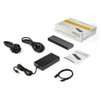 StarTech.com TB3DK2DHV laptop dock/port replicator Wired Thunderbolt 3 Gray
