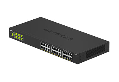 NETGEAR GS324PP Unmanaged Gigabit Ethernet (10/100/1000) Power over Ethernet (PoE) Black