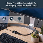 StarTech.com CDP2DP USB graphics adapter 3840 x 2160 pixels Black