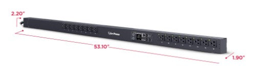CyberPower PDU41116 power distribution unit (PDU) 16 AC outlet(s) 0U Black