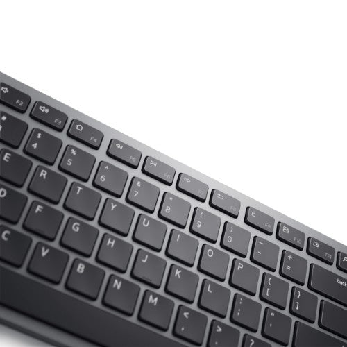 DELL KB700 keyboard Office RF Wireless + Bluetooth Canadian Gray