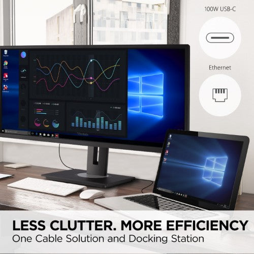 Viewsonic VG Series VG3456A computer monitor 34" 3440 x 1440 pixels Wide Quad HD LED Black