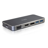C2G 54439 notebook dock/port replicator USB 3.2 Gen 1 (3.1 Gen 1) Type-C Gray