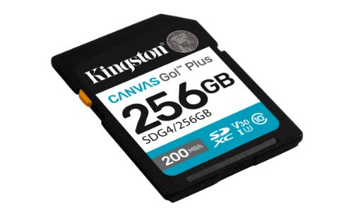 Kingston Technology Canvas Go! Plus 256 GB SDXC UHS-I Class 10