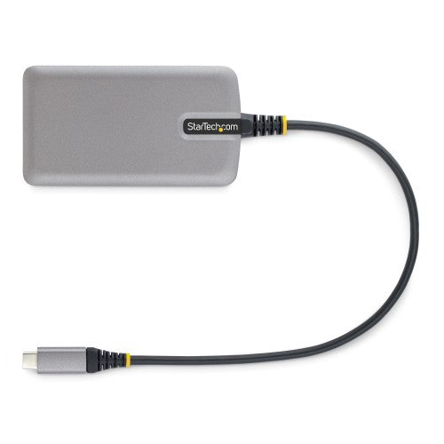 StarTech.com 5G4AB-USB-C-HUB interface hub USB 3.2 Gen 1 (3.1 Gen 1) Type-C 5000 Mbit/s Gray