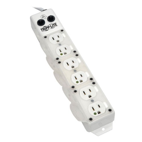 Tripp Lite PS-615-HG-OEMRA surge protector White 6 AC outlet(s) 120 V 179.9" (4.57 m)