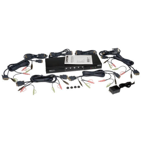 Tripp Lite B004-2DUA4-K KVM switch Black