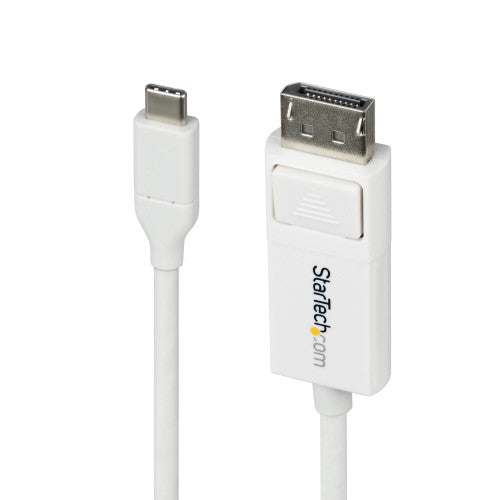 StarTech.com CDP2DP2MBW video cable adapter 74.8" (1.9 m) DisplayPort USB Type-C White
