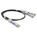 AddOn Networks CAB-D-2Q-200G-1M-AO InfiniBand/fibre optic cable 39.4" (1 m) 2xQSFP28 QSFP-DD Black, Silver