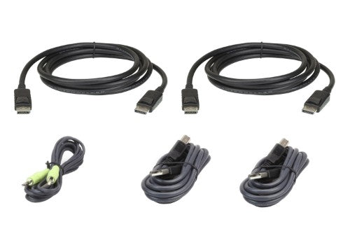 ATEN 2L-7D02UDPX5 KVM cable Black 70.9" (1.8 m)