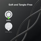 Belkin CAB021FQ1MBK USB cable 39.4" (1 m) USB A USB C Black