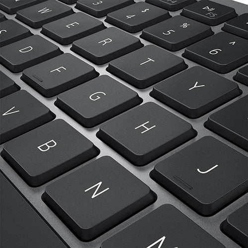 DELL KM7120W keyboard Mouse included Office RF Wireless + Bluetooth French Gray, Titanium