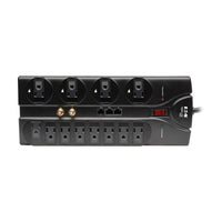 Tripp Lite TLP1208SAT surge protector Black 12 AC outlet(s) 120 V 94.5" (2.4 m)