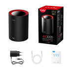 Cudy M3000 Dual-band (2.4 GHz / 5 GHz) Wi-Fi 6 (802.11ax) Black, Red 1 Internal