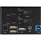 StarTech.com SV231DHU34K6 KVM switch Black