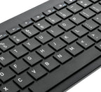 Targus AKB863US keyboard RF Wireless + Bluetooth QWERTY US International Black