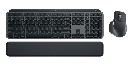 Logitech 920-010923 keyboard Mouse included Office RF Wireless + Bluetooth QWERTY US English Graphite