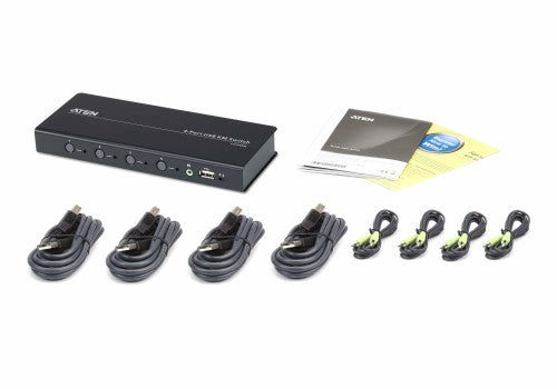ATEN CS724KM KVM switch Black