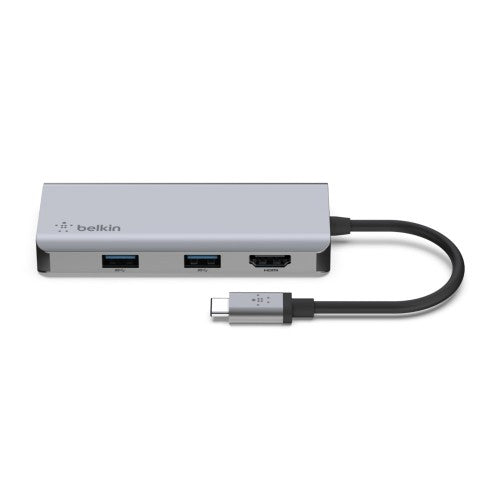 Belkin PVC002BTSGY notebook dock/port replicator Wired USB 3.2 Gen 1 (3.1 Gen 1) Type-C Silver