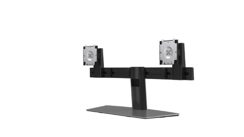 DELL Dual Monitor Stand 27" Desk Aluminum, Black