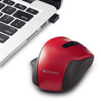 Verbatim 70243 mouse Right-hand RF Wireless Blue LED 1600 DPI