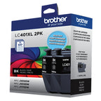 Brother LC401XL2PKS ink cartridge 1 pc(s) Original High (XL) Yield Black