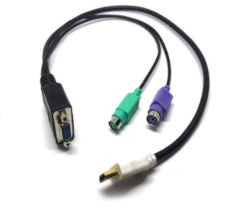 Lantronix 500-198-R-ACC USB graphics adapter Black